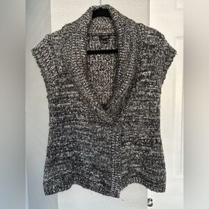 GNW Black and Gray Cowl Neck Sweater Size L
